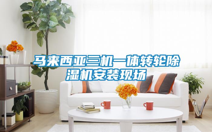 馬來西亞三機一體轉輪除濕機安裝現場