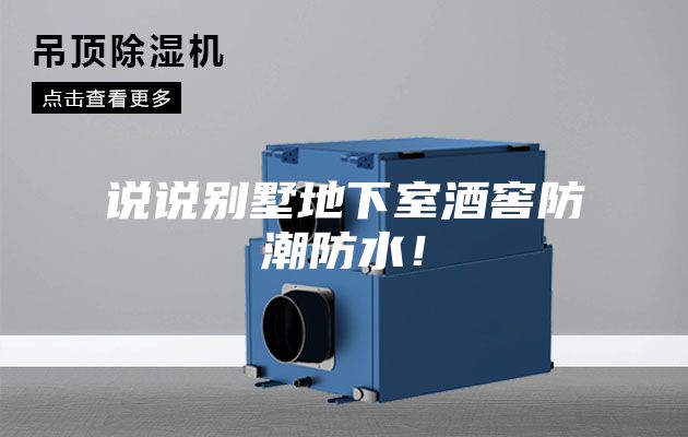 說說別墅地下室酒窖防潮防水！