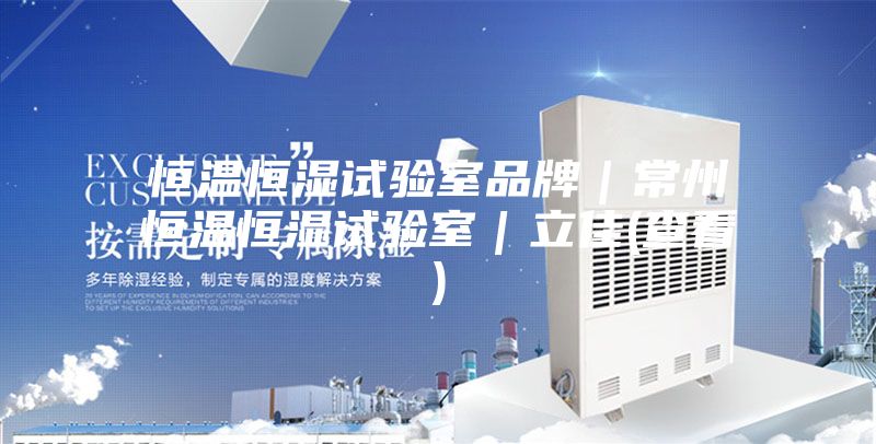 恒溫恒濕試驗(yàn)室品牌｜常州恒溫恒濕試驗(yàn)室｜立佳(查看)