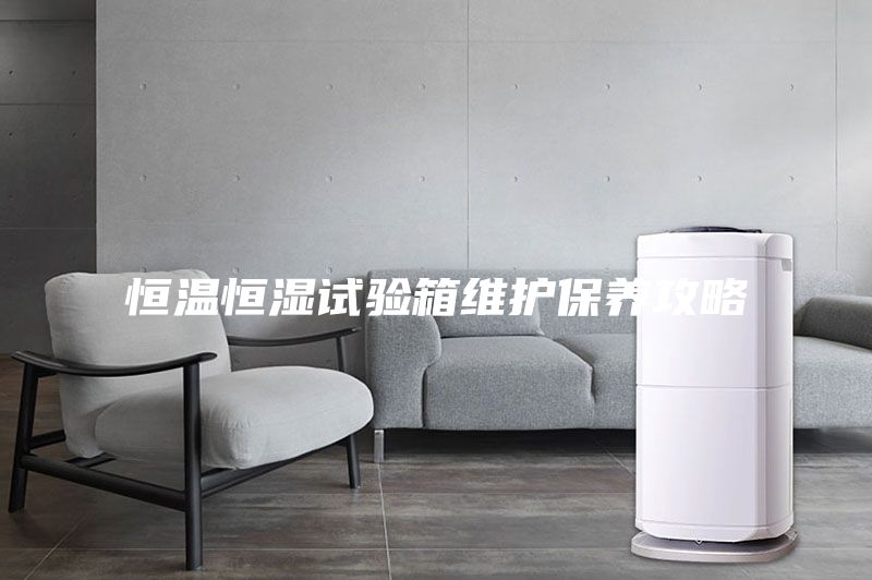 恒溫恒濕試驗箱維護保養(yǎng)攻略