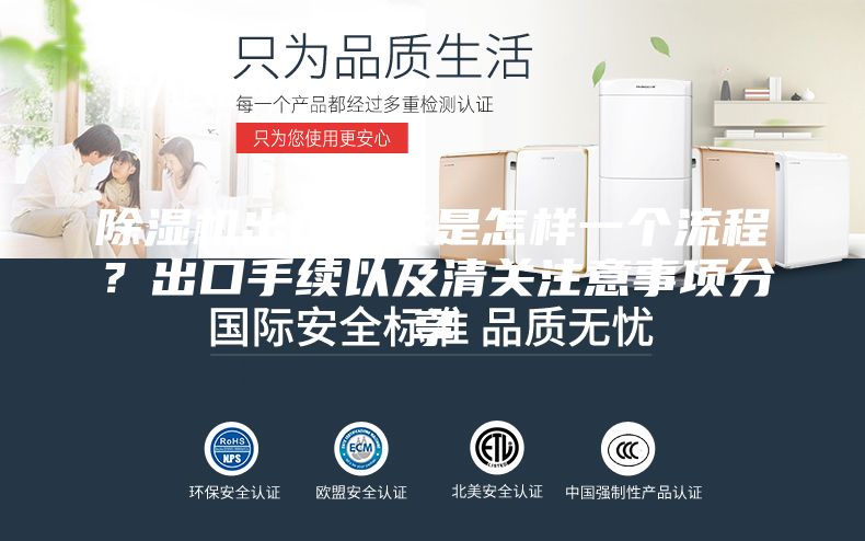 除濕機出口報關是怎樣一個流程？出口手續以及清關注意事項分享