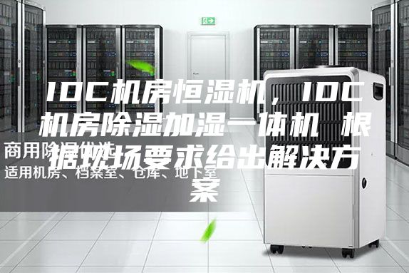 IDC機房恒濕機,IDC機房除濕加濕一體機 根據現場要求給出解決方案